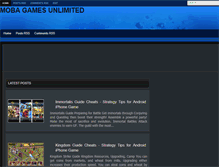 Tablet Screenshot of mobagamesunlimited.com